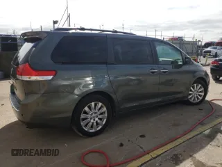 2011 Toyota Sienna XLE with VIN 5TDDK3DC5BS014543, listed as a Copart auction lot 51764155 with 155,207 mi miles and Salvage Title. Bid and sale history available at carsss.com. Image 3.