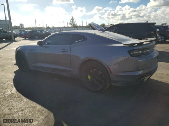 2021 Chevrolet Camaro 1SS with VIN 1G1FF1R7XM0102340, listed as a Copart auction lot 44996285 with 39,177 mi miles and Salvage Title. Bid and sale history available at carsss.com. Image 2.