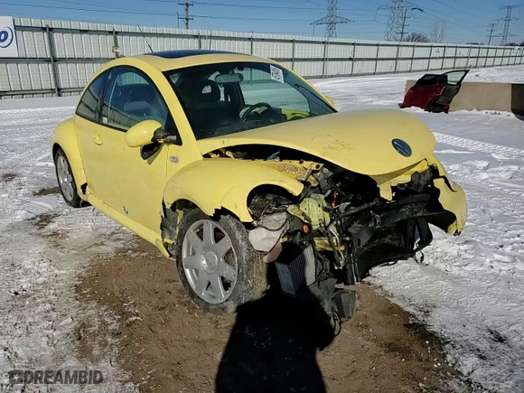 2002 Volkswagen New Beetle GLX with VIN 3VWDD21C32M405650, listed as a Copart auction lot 45764015 with 93,014 mi miles and Salvage Title. Bid and sale history available at carsss.com. Image 10.