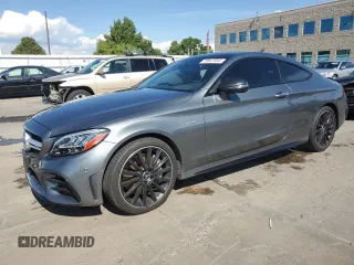 2020 Mercedes-Benz C 43 AMG z VIN WDDWJ6EBXLF940530, wystawiony jako Copart lot #70847054 z przebiegiem 18 838 mil mil oraz Szkoda całkowita • Salvage title. Historia ofert i sprzedaży dostępna na DreamBid. Obrazek 1.