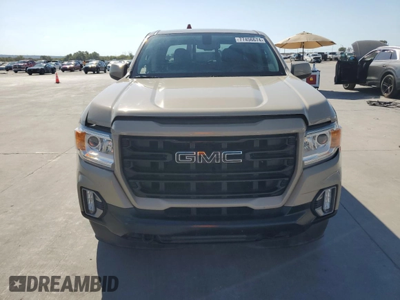 2022 GMC Canyon 2WD Elevation with VIN 1GTG5CEN8N1322893, listed as a Copart auction lot 77456674 with 29,906 mi miles and Salvage Title. Bid and sale history available at carsss.com. Image 5.