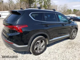 2022 Hyundai Santa Fe SEL with VIN 5NMS24AJ6NH469473, listed as a Copart auction lot 44717215 with 81,001 mi miles and Salvage Title. Bid and sale history available at carsss.com. Image 3.