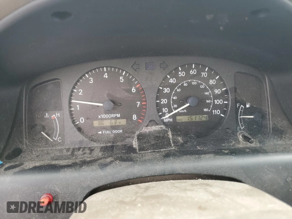 1998 Chevrolet Prizm with VIN 1Y1SK5488WZ412490, listed as a Copart auction lot 49676075 with 151,124 mi miles and Salvage title. Bid and sale history available at DreamBid. Image 9.