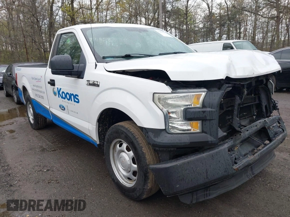 2016 Ford F-150 XL with VIN 1FTMF1C85GKD27709, listed as a IAAI auction lot 42027553 with 188,534 mi miles. Bid and sale history available at carsss.com. Image 1.