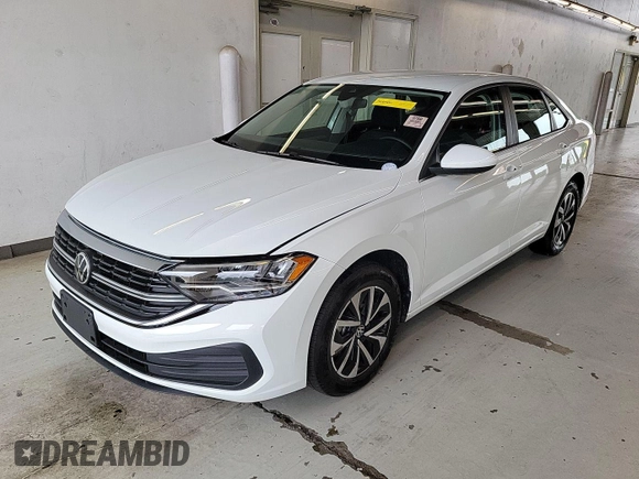 2024 Volkswagen Jetta S with VIN 3VW5M7BU4RM073219, listed as a IAAI auction lot 42734428 with 18,147 mi miles and . Bid and sale history available at DreamBid. Image 3.