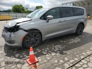 2018 Chrysler Pacifica Touring Plus with VIN 2C4RC1FG8JR358284, listed as a Copart auction lot 57070255 with 78,029 mi miles and Salvage title. Bid and sale history available at DreamBid. Image 1.