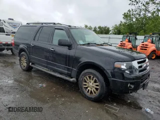2011 Ford Expedition Max XLT with VIN 1FMJK1J50BEF23972, listed as a Copart auction lot 58094095 with 252,163 mi miles and Clean title. Bid and sale history available at DreamBid. Image 4.