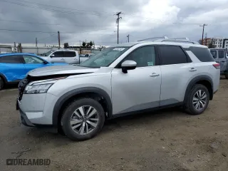 2024 Nissan Pathfinder SL with VIN 5N1DR3CA8RC228316, listed as a Copart auction lot 48986745 with 11,125 mi miles and Salvage Title. Bid and sale history available at carsss.com. Image 1.
