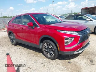 2024 Mitsubishi Eclipse Cross SE with VIN JA4ATWAA2RZ043179, listed as a IAAI auction lot 42307051 with 29,308 mi miles and . Bid and sale history available at DreamBid. Image 1.