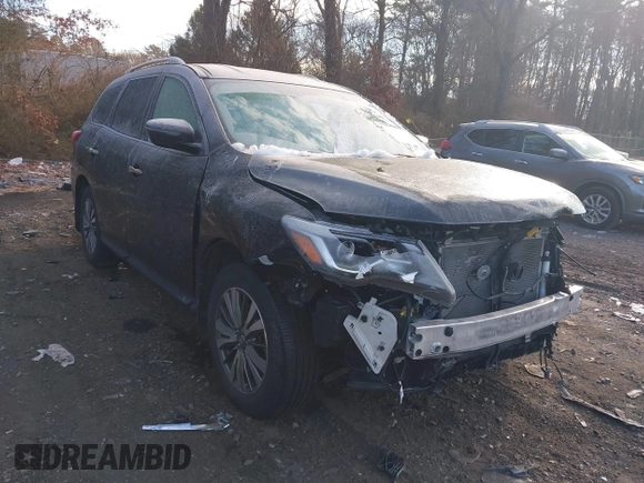 2018 Nissan Pathfinder SV z VIN 5N1DR2MM4JC638201, wystawiony jako IAAI lot #41146126 z przebiegiem 68 155 mil mil oraz . Historia ofert i sprzedaży dostępna na DreamBid. Obrazek 1.