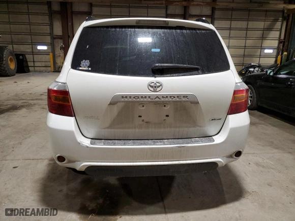 2010 Toyota Highlander with VIN 5TDBK3EH7AS020814, listed as a Copart auction lot 47175545 with 160,343 mi miles and Salvage Title. Bid and sale history available at carsss.com. Image 6.