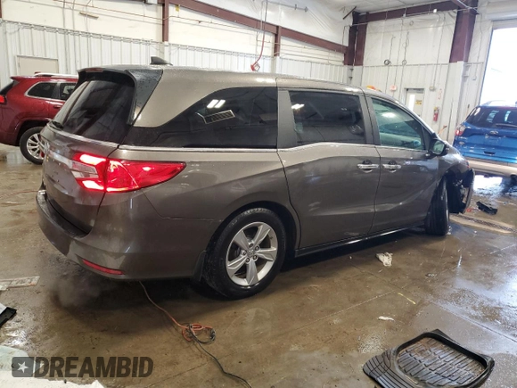 2019 Honda Odyssey EX-L with VIN 5FNRL6H72KB138520, listed as a Copart auction lot 52151145 with 89,777 mi miles and Non Repairable. Bid and sale history available at carsss.com. Image 3.