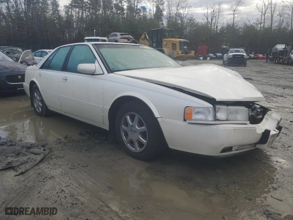 1997 Cadillac Seville Touring STS with VIN 1G6KY5292VU818343, listed as a Copart auction lot 86368564 with 0 mi miles and Non Repairable. Bid and sale history available at carsss.com. Image 4.