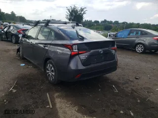 2019 Toyota Prius LE with VIN JTDL9RFU1K3006733, listed as a Copart auction lot 55168242 with 37,544 mi miles. Bid and sale history available at carsss.com. Image 3.