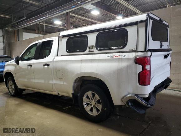 2019 Chevrolet Silverado 1500 Work Truck with VIN 1GCRYAEH9KZ215489, listed as a Copart auction lot 88718005 with 156,848 mi miles and Salvage Title. Bid and sale history available at carsss.com. Image 2.