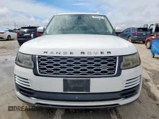 2018 Land Rover Range Rover z VIN SALGS5RE4JA381585, wystawiony jako Copart lot #60963545 z przebiegiem 76 529 mil mil oraz Czysty tytuł • Clean title. Historia ofert i sprzedaży dostępna na DreamBid. Obrazek 5.