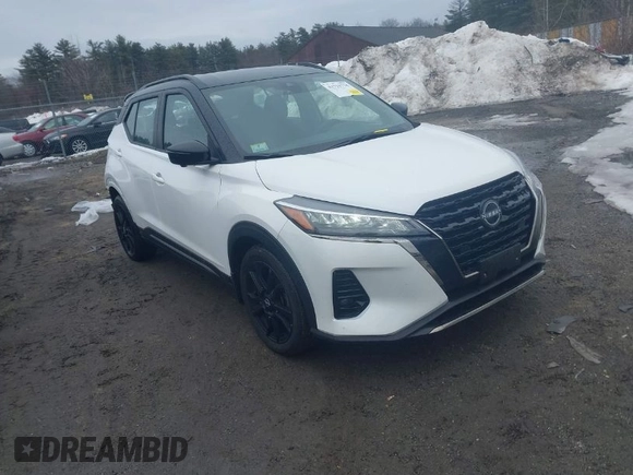 2023 Nissan Kicks SR with VIN 3N1CP5DV0PL479144, listed as a IAAI auction lot 41719775 with 34,734 mi miles and . Bid and sale history available at DreamBid. Image 1.