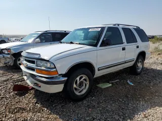 2001 Chevrolet Blazer LT z VIN 1GNDT13W01K243402, wystawiony jako Copart lot #65864394 z przebiegiem 145 004 mil mil oraz Szkoda całkowita • Salvage title. Historia ofert i sprzedaży dostępna na DreamBid. Obrazek 1.