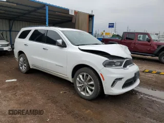 2023 Dodge Durango Citadel with VIN 1C4RDJEGXPC550337, listed as a Copart auction lot 59873405 with 37,296 mi miles and Salvage title. Bid and sale history available at DreamBid. Image 4.