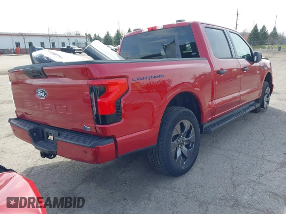 2024 Ford F-150 Lightning XLT with VIN 1FTVW3LK1RWG06162, listed as a IAAI auction lot 41930377 with Not provided miles and . Bid and sale history available at DreamBid. Image 4.