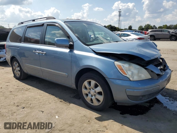 2007 Hyundai Entourage GLS z VIN KNDMC233676020416, wystawiony jako Copart lot #72541864 z przebiegiem 203 777 mil mil oraz Szkody całkowita. Historia ofert i sprzedaży dostępna na DreamBid. Obrazek 4.