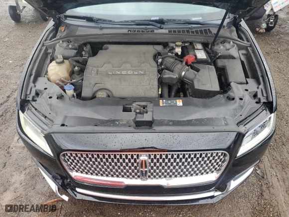 2017 Lincoln Continental Livery with VIN 1LN6L9UK7H5601577, listed as a Copart auction lot 82447704 with 48,507 mi miles and Salvage Title. Bid and sale history available at carsss.com. Image 12.