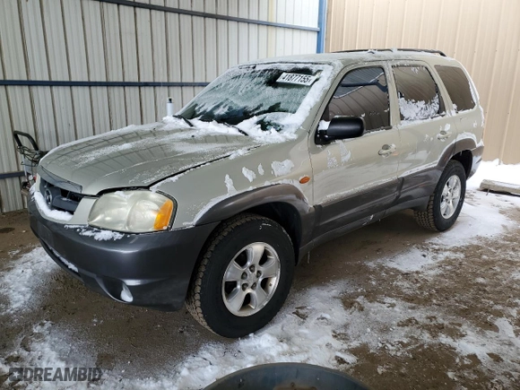 2003 Mazda Tribute ES with VIN 4F2CZ96103KM41692, listed as a Copart auction lot 41877155 with 196,179 mi miles and Salvage Title. Bid and sale history available at carsss.com. Image 1.
