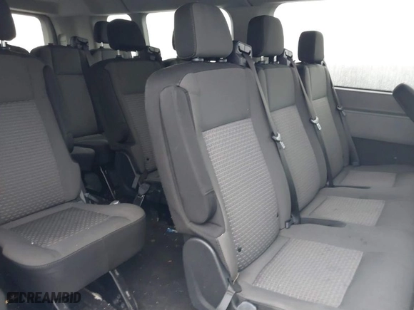 2024 Ford Transit Passenger Wagon XL with VIN 1FBAX2YG9RKA12439, listed as a IAAI auction lot 41673862 with 0 mi miles. Bid and sale history available at carsss.com. Image 8.
