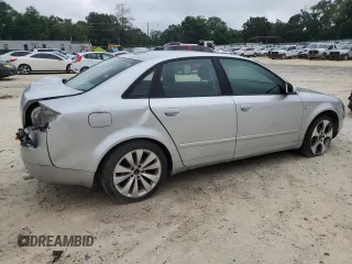 2004 Audi A4 1.8T with VIN WAULC68E14A163308, listed as a Copart auction lot 70595384 with 164,718 mi miles and Salvage Title. Bid and sale history available at carsss.com. Image 3.
