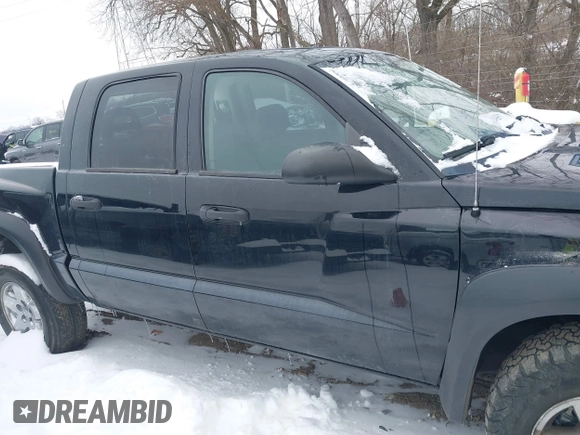 2005 Dodge Dakota SLT with VIN 1D7HW48N55S271727, listed as a IAAI auction lot 41249537 with 196,500 mi miles. Bid and sale history available at carsss.com. Image 13.