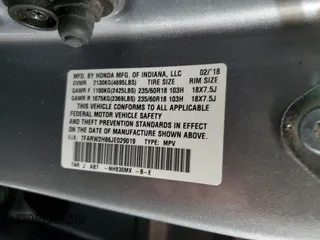 2018 Honda CR-V EX-L with VIN 7FARW2H86JE029019, listed as a Copart auction lot 45796675 with 116,101 mi miles and Salvage Title. Bid and sale history available at carsss.com. Image 13.