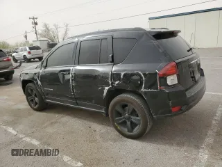 2016 Jeep Compass Sport with VIN 1C4NJCBA2GD525400, listed as a Copart auction lot 51440685 with 163,830 mi miles and Salvage title. Bid and sale history available at DreamBid. Image 2.