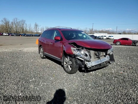 2015 Nissan Pathfinder Platinum with VIN 5N1AR2MN3FC715658, listed as a Copart auction lot 47620925 with 94,097 mi miles and Salvage Title. Bid and sale history available at DreamBid. Image 12.