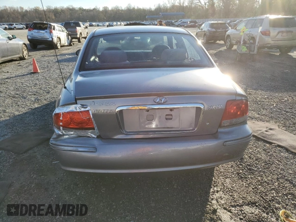 2005 Hyundai Sonata GL with VIN KMHWF25S55A113518, listed as a Copart auction lot 80076884 with 141,257 mi miles and Salvage Title. Bid and sale history available at carsss.com. Image 6.