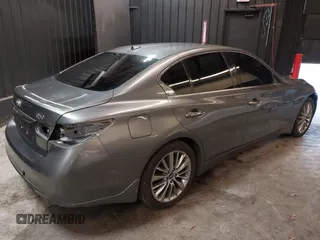 2018 Infiniti Q50 3.0t LUXE with VIN JN1EV7AR8JM610044, listed as a IAAI auction lot 41733252 with 116,320 mi miles. Bid and sale history available at carsss.com. Image 4.