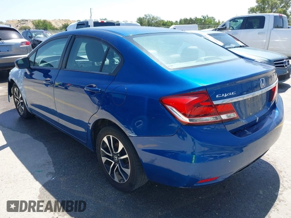 2015 Honda Civic EX with VIN 2HGFB2F81FH550665, listed as a IAAI auction lot 42017363 with 180,098 mi miles and . Bid and sale history available at carsss.com. Image 3.