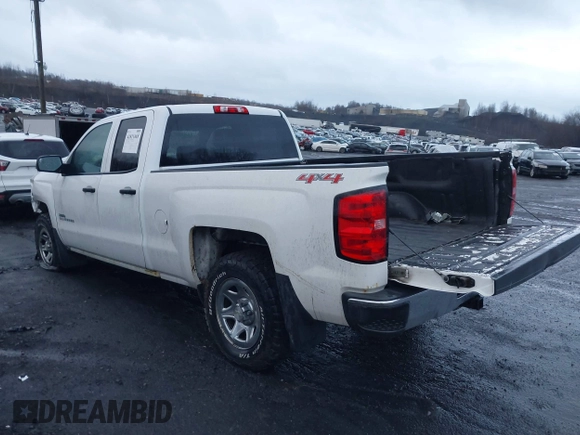 2014 Chevrolet Silverado 1500 Work Truck with VIN 1GCVKPEHXEZ294663, listed as a IAAI auction lot 41811465 with 124,587 mi miles and . Bid and sale history available at DreamBid. Image 3.
