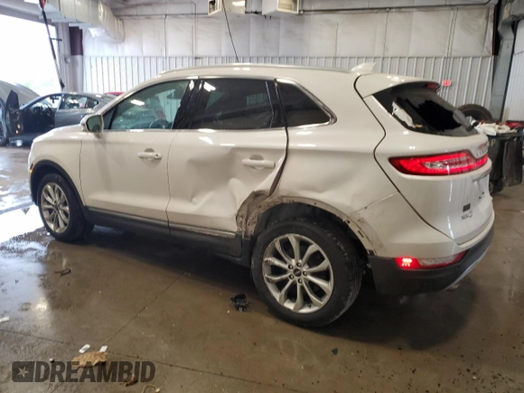 2019 Lincoln MKC Select with VIN 5LMCJ2D90KUL25654, listed as a Copart auction lot 56461185 with 56,296 mi miles and Salvage title. Bid and sale history available at DreamBid. Image 2.
