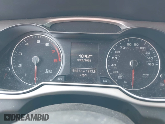 2016 Audi A4 Premium with VIN WAUAFAFL4GA004435, listed as a IAAI auction lot 41891165 with 154,817 mi miles. Bid and sale history available at carsss.com. Image 7.