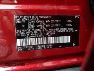 2024 Toyota Venza LE with VIN JTEAAAAH4RJ187659, listed as a Copart auction lot 86835774 with 2,869 mi miles and Salvage Title. Bid and sale history available at carsss.com. Image 13.