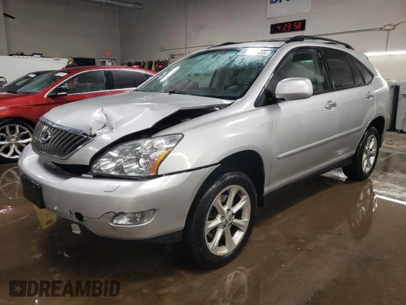 2009 Lexus RX 350 with VIN 2T2HK31U09C126826, listed as a Copart auction lot 52184505 with 114,613 mi miles and Salvage Title. Bid and sale history available at DreamBid. Image 1.