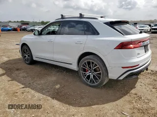 2019 Audi Q8 Prestige with VIN WA1FVAF18KD039734, listed as a Copart auction lot 63831345 with 35,374 mi miles and Salvage title. Bid and sale history available at DreamBid. Image 2.