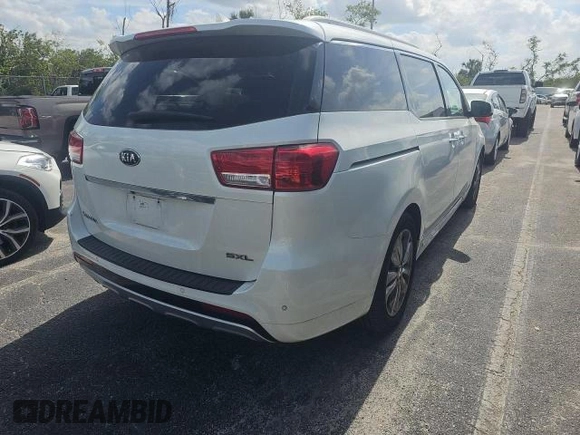 2016 Kia Sedona SX-L with VIN KNDME5C14G6185620, listed as a Copart auction lot 48830215 with 165,474 mi miles and Clean Title. Bid and sale history available at carsss.com. Image 4.