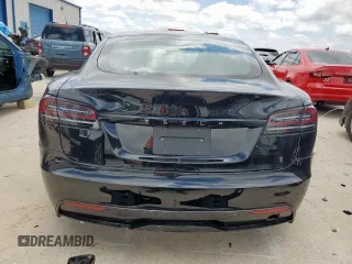 2024 Tesla Model S with VIN 5YJSA1E50RF539569, listed as a Copart auction lot 55690955 with Not provided miles and Salvage title. Bid and sale history available at DreamBid. Image 6.