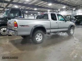 2002 Toyota Tundra SR5 with VIN 5TBBT44162S289386, listed as a Copart auction lot 45793015 with 128,659 mi miles and Salvage Title. Bid and sale history available at carsss.com. Image 3.