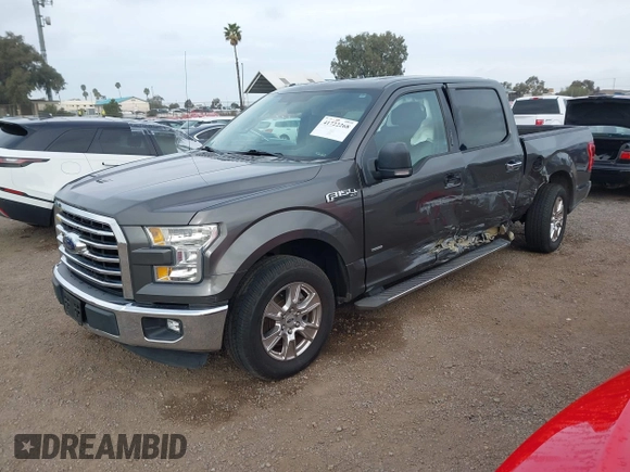 2015 Ford F-150 XL with VIN 1FTEW1CG4FKE75957, listed as a IAAI auction lot 41722268 with 109,496 mi miles. Bid and sale history available at carsss.com. Image 2.