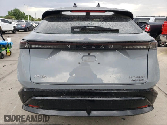 2023 Nissan ARIYA Platinum+ z VIN JN1DF0CD0PM700766, wystawiony jako Copart lot #60526874 z przebiegiem 9 078 mil mil oraz Szkoda całkowita • Salvage title. Historia ofert i sprzedaży dostępna na DreamBid. Obrazek 6.