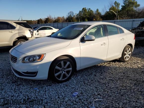 2016 Volvo S60 T5 Premier with VIN YV1612TK6G2395942, listed as a Copart auction lot 80284553 with 60,619 mi miles. Bid and sale history available at carsss.com. Image 1.