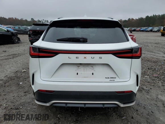 2022 Lexus NX with VIN 2T2KGCEZ1NC002409, listed as a Copart auction lot 84606604 with 25,572 mi miles and Salvage Title. Bid and sale history available at carsss.com. Image 6.