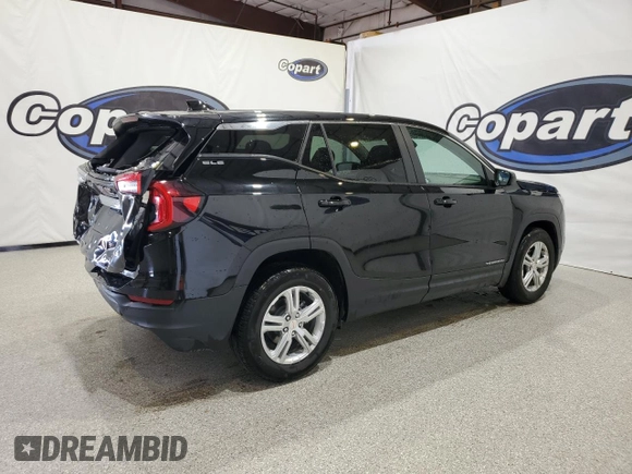 2024 GMC Terrain SLE z VIN 3GKALMEG1RL299463, wystawiony jako Copart lot #57495305 z przebiegiem 30 587 mil mil oraz Szkoda całkowita • Salvage title. Historia ofert i sprzedaży dostępna na DreamBid. Obrazek 3.